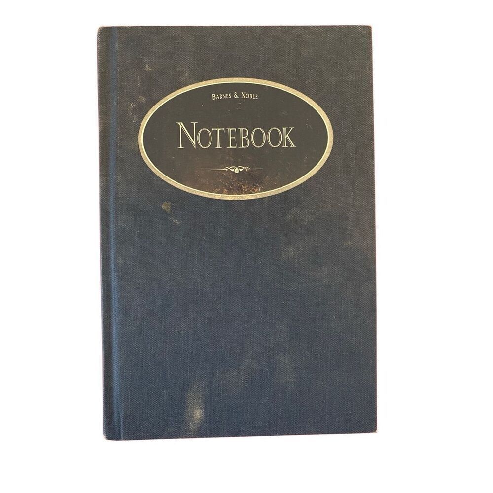 Y2K Barnes And Noble Hardcover Notebook Diary Planner Book Vintage